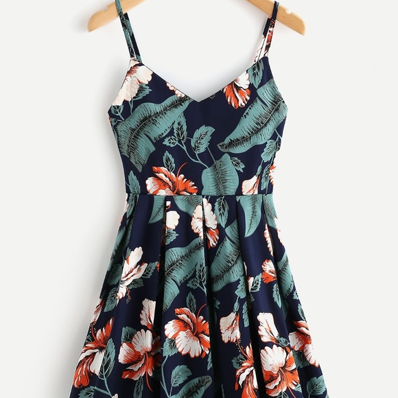 floral hawaiian dress